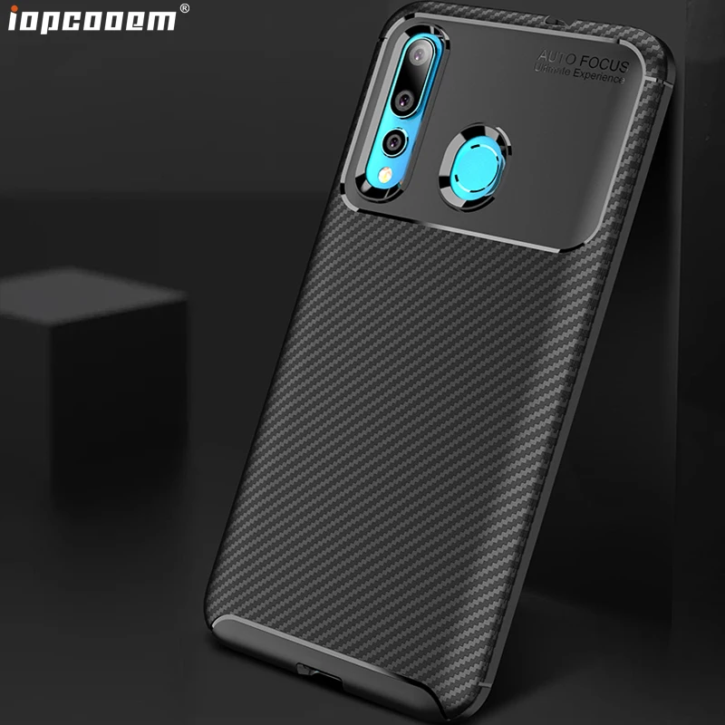 Nova 4 задний Чехол для Huawei 3 чехол Nova3 корпус из углеродного волокна ТПУ мобильного