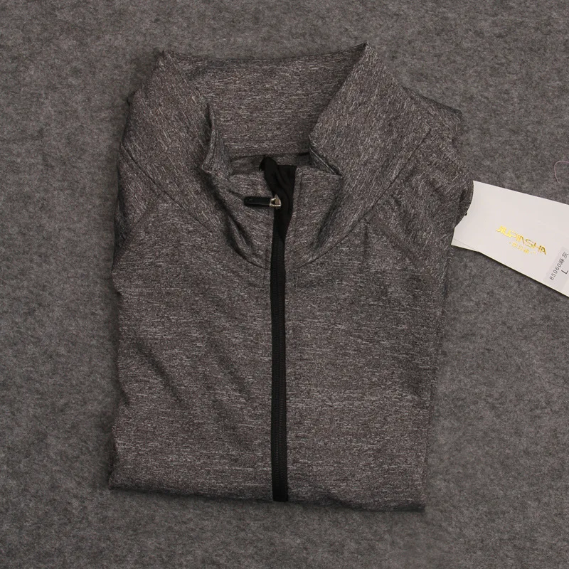 Спортивная одежда быстросохнущая Женская куртка для бега на молнии с обычным