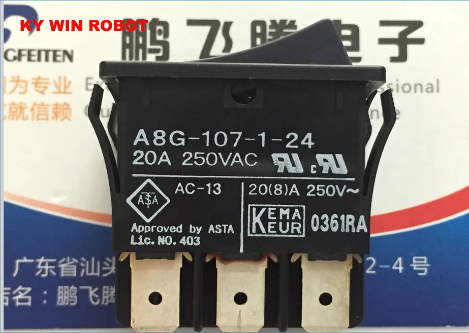 1 шт. Япония Omron A8G 107 24 20A переключатель высокого тока типа корабля 6 футов 2