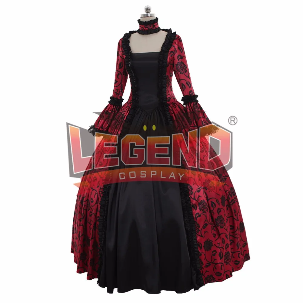 Длинное платье в стиле ренессанс средневековый карнавал Готический