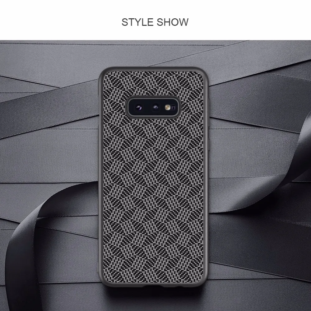 Чехол для samsung Galaxy S10e NILLKIN клетчатый чехол из синтетического волокна для телефона бампер чехол для samsung Galaxy S10e с розничной упаковкой