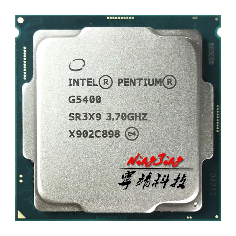 Процессор Intel Pentium G5400 3 7 ГГц двухъядерный четырехпоточный ЦПУ 4 Мб 54 Вт LGA 1151 |