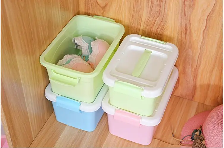 1 шт. Карамельный цвет ящик для хранения дома полезные Пластик