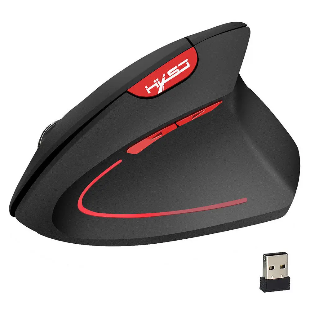Прочная Вертикальная беспроводная мышь эргономичная 2400 dpi USB перезаряжаемая |