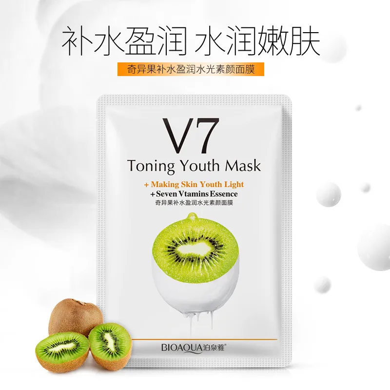 Увлажняющая маска для лица BIOAQUA Fruit V7 увлажняющая питательная ухода за кожей |