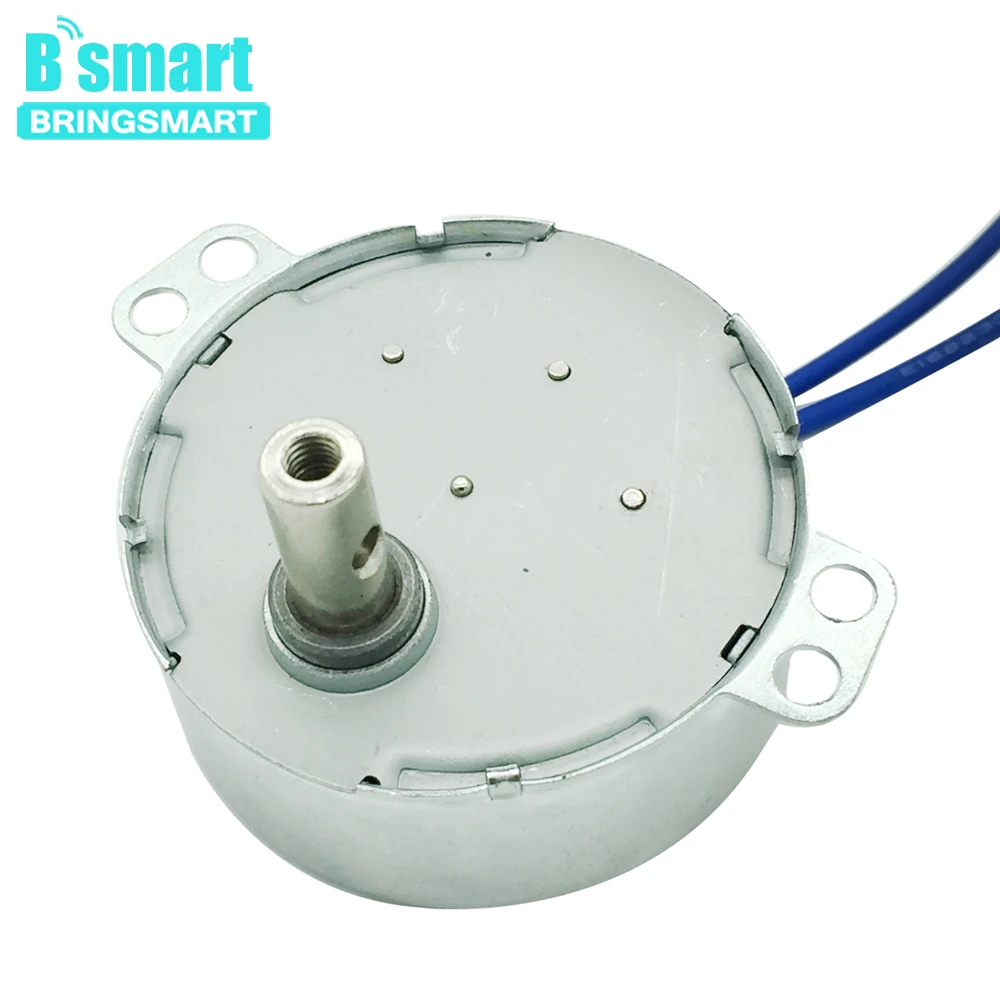 Bringsmart TYC-50 синхронный мотор-редуктор 110 В 220 В переменного тока однофазный 2,5 об/мин 3 об/мин 8 об/мин 10 об/мин бытовой мини-двигатель