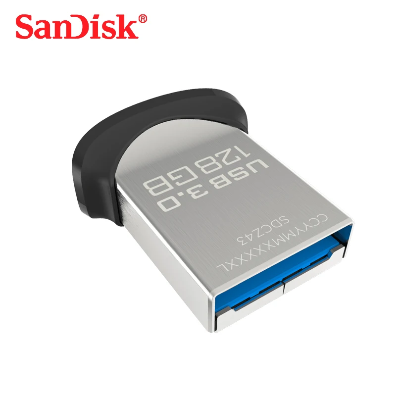 SanDisk Ultra Fit USB 3.0 Flash Drive до 130 м/с SDCZ43 64 ГБ 32 16 поддержка официальный проверка |