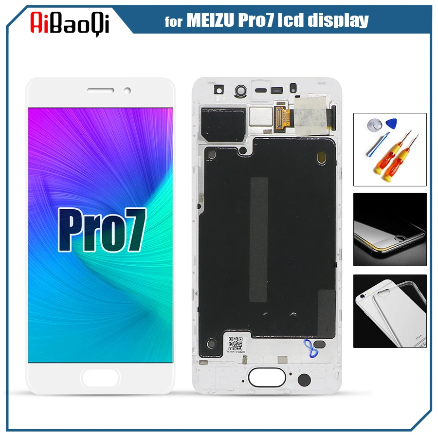 100% протестированный сенсорный экран AMOLED ЖК-дисплей для Meizu Pro 7 pro7 M792M M792H