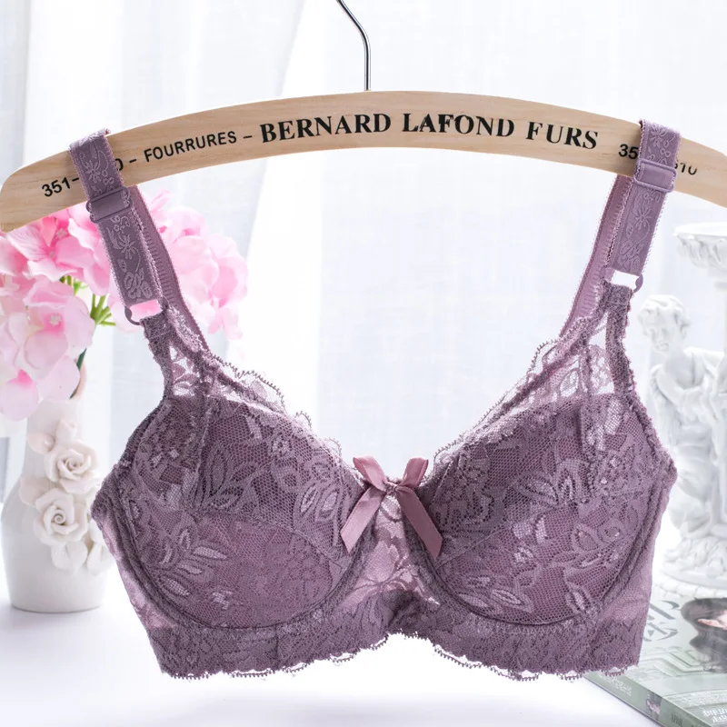 Глубокий V молодая девушка один дышащие летние сексуальные кружева Bralette Черный