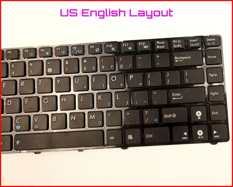 Новая клавиатура США английская версия для ASUS B43 B43A B43S B43JR B43V K43SA A42JC X35J X35JG X35 X35S