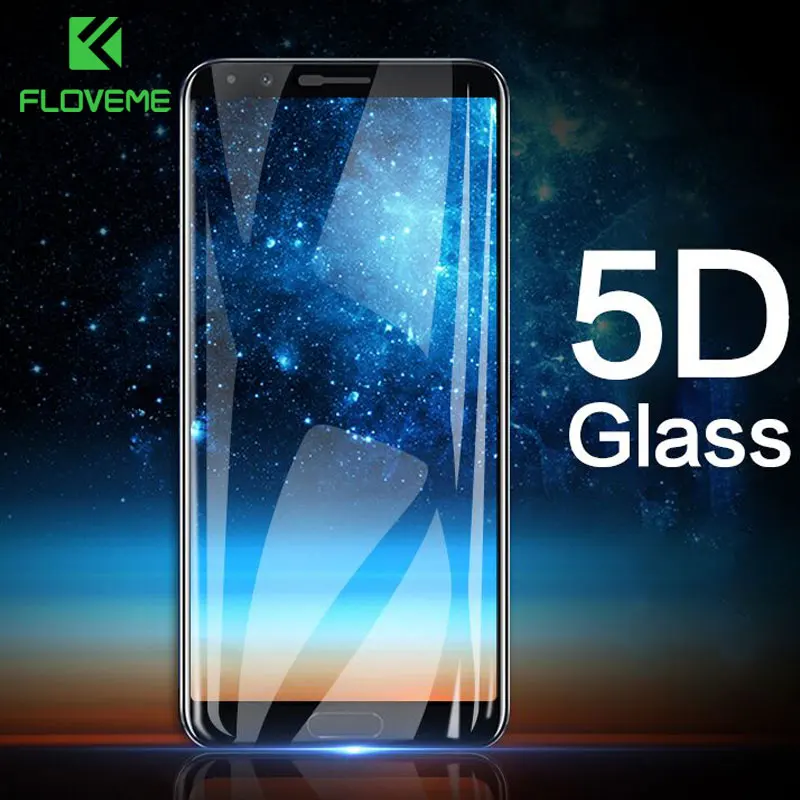 FLOVEME 5D закаленное стекло 9h для huawei P10 P20 Lite Коврики 20 10 Экран протектор Honor 9