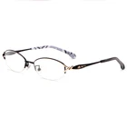 Оправа для очков, без оправы, с полуободками, для женщин