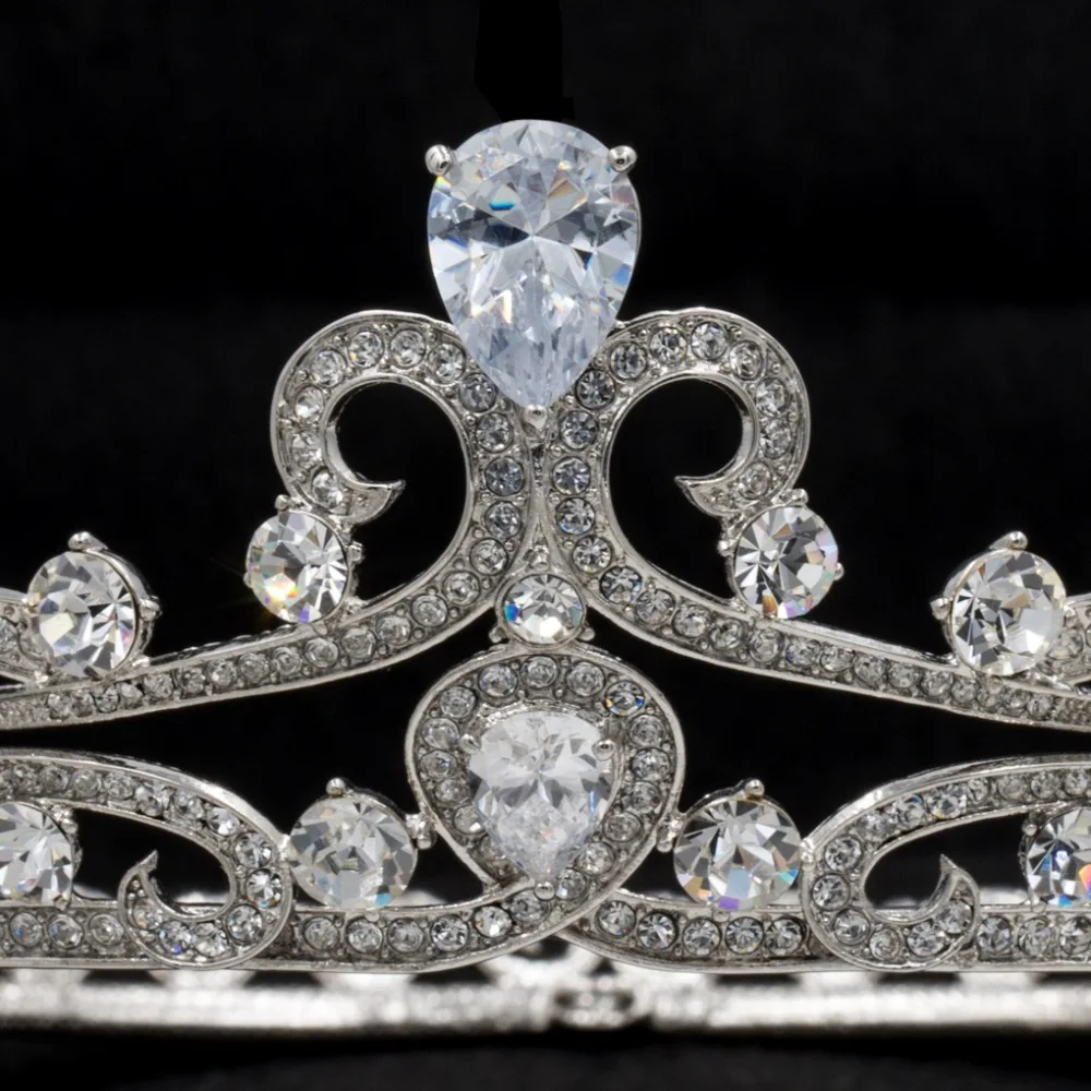 Женская свадебная тиара с инкрустацией инкрустированная натуральными