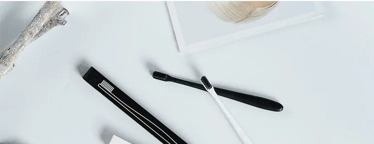 1pc Soft Bristle Toothbrush Portable Bamboo Charcoal Toothbrush Eco Friendly Brush Oral Cleaning Care Tools Household Supplies