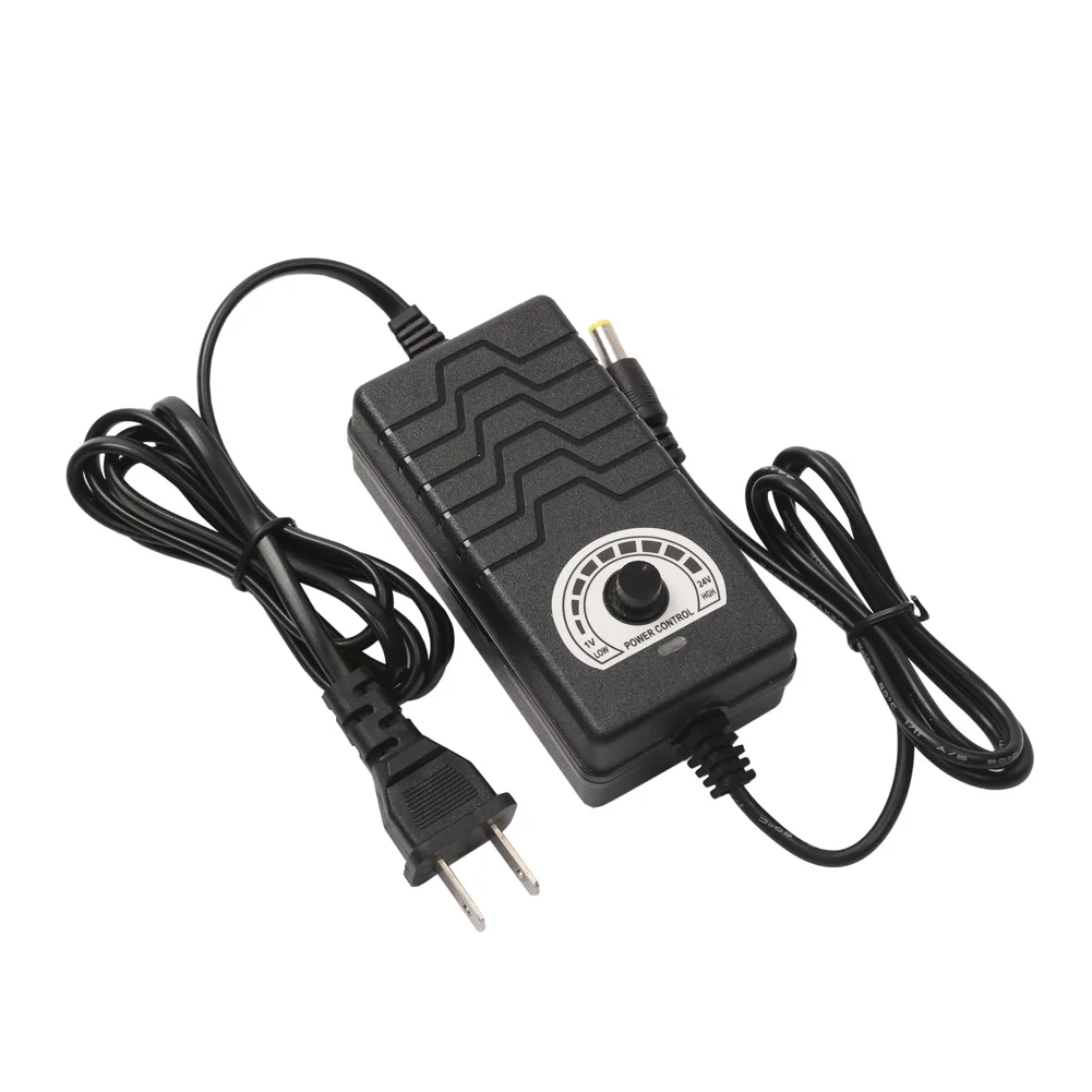 Регулируемый AC/DC адаптер 48W 1-24V 2A Led мини вентилятор питания US Plug@ 8 WWO66