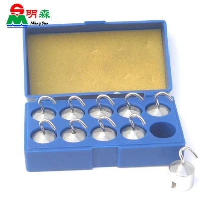 

50g* 10 metal hook weight teaching apparatus Physical inquiry experimental mechanical equipment free shipping