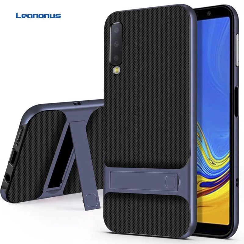 Роскошный чехол-бампер из поликарбоната для Samsung Galaxy A7 2018 чехол с подставкой