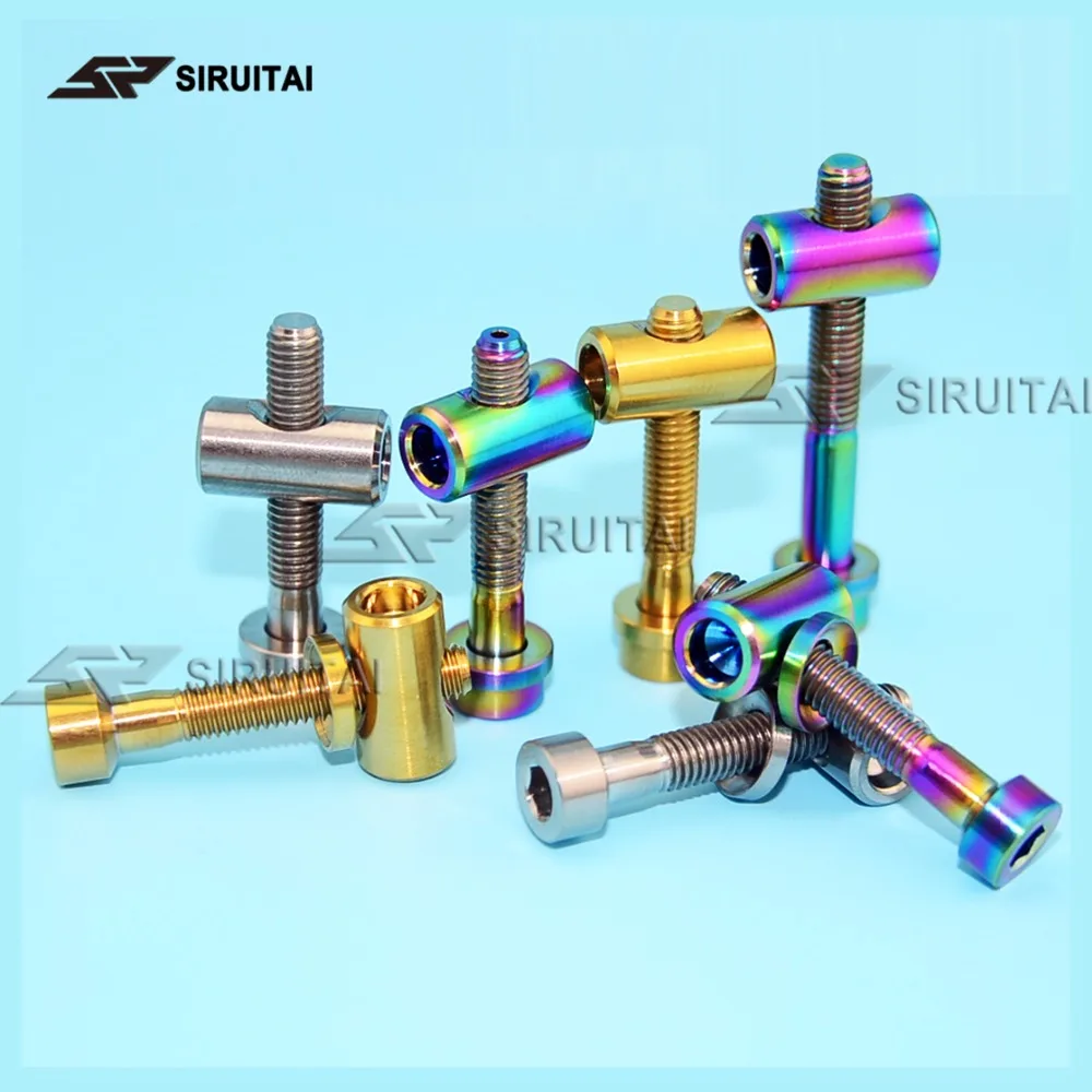 

2pcs/ M5X30mm/M5x35/M5X40mm seat backseat bolt Thomson seat bolt titanium alloy material GR5