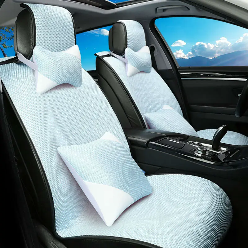 Набор подушек для автомобильного сиденья из ледяного шелка Ford Focus Mondeo Transit Custom Fiesta