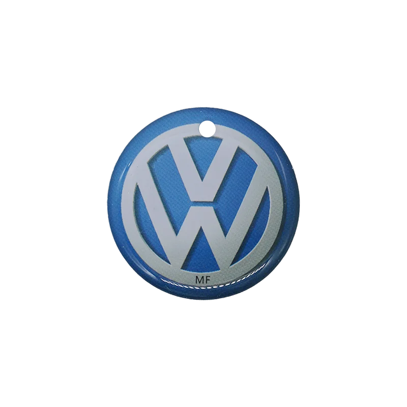 Volkswagen 50 шт. 125 кГц Токен тег цепь для ключей брелок кольцо перезаписываемый Бланк RFID T5577 карта значок для ID карты доступа Копир Дубликатор Cloner - Цвет: Volkswagen