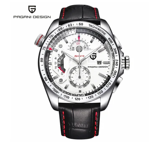 F PAGANI DESIGN Luxury Brand Sport Watches Quartz Stainless Steel Full Watch Men's Watch / CX-2492C - Цвет: F