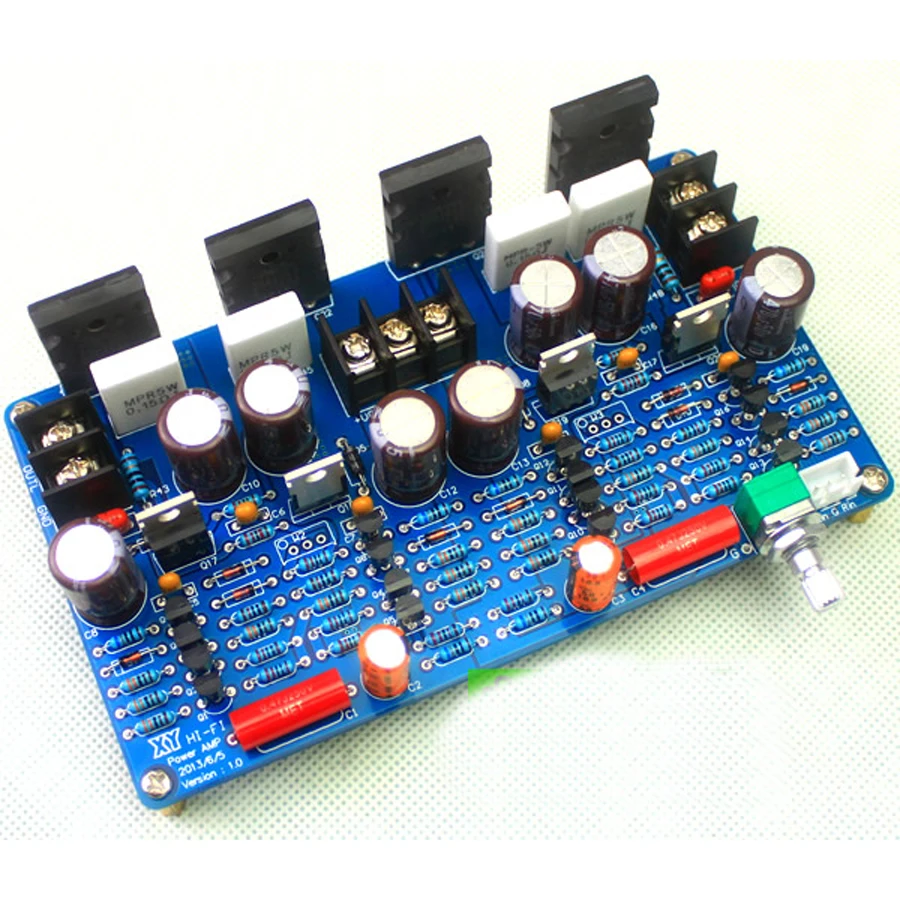 Finished100W + 100W класс AB Плата усилителя с 2SC5200 2SA1943 DC 35V|class ab amplifier board|amplifier boardab |