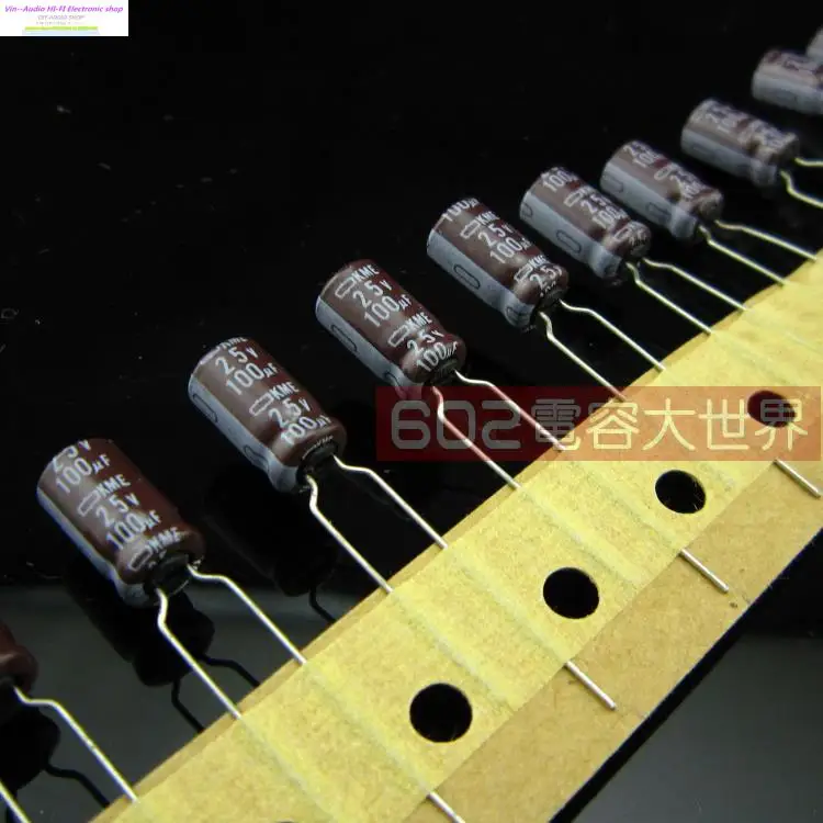 Конденсатор NIPPON 25v100uf 20 шт./50 шт. 100 мкФ 25В KMF/KY HF Серия 6 3*11 бесплатная доставка 2018 |