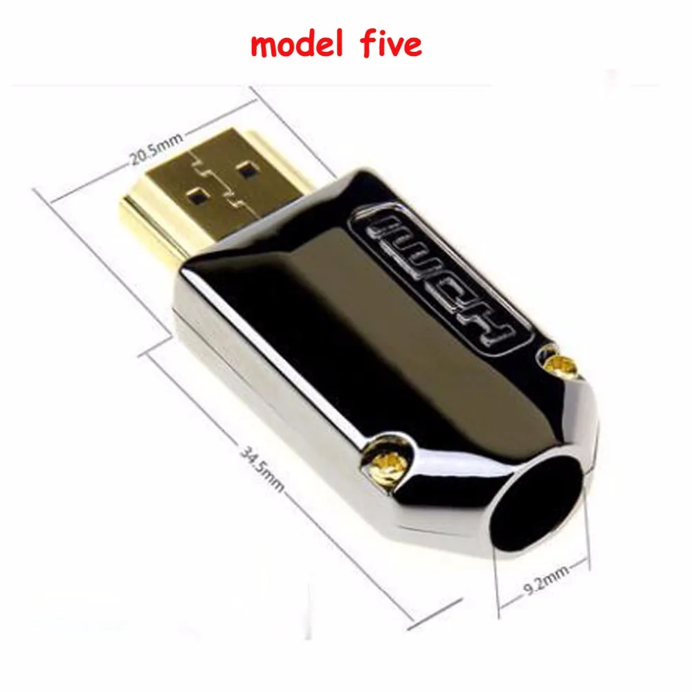 2 комплекта позолоченный сварочный Тип HDMI штекер с металлическим корпусом Крышка