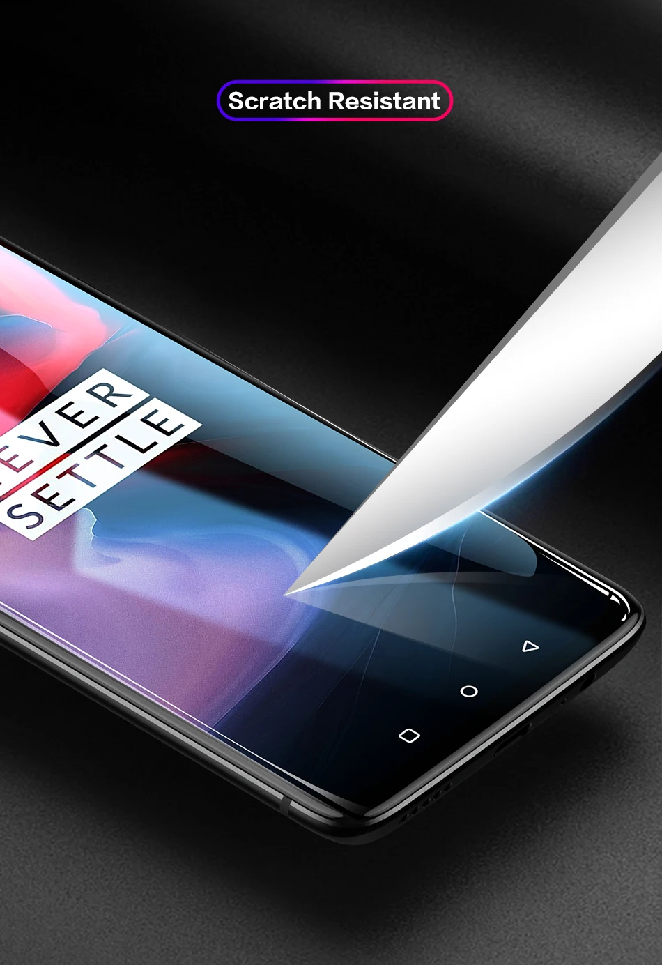 SmartDevl закаленное стекло для oneplus 6 5 7 защитная пленка для экрана Черная защитная пленка для oneplus 6T закаленное стекло