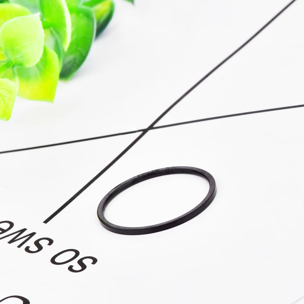 Простое модное гладкое свадебное кольцо из нержавеющей стали в стиле панк для