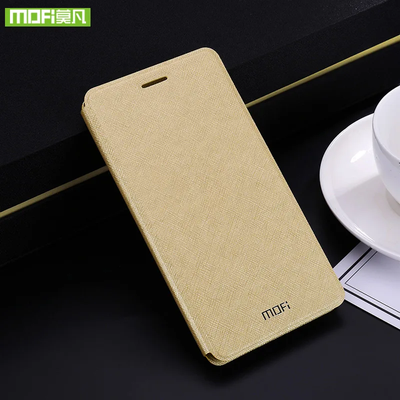 golden MOFI для Xiaomi Redmi Note 4x чехол для Xiaomi Redmi Note 4x Pro Чехол Силиконовый флип кожаный для Xiaomi Redmi Note 4x чехол - Цвет: golden