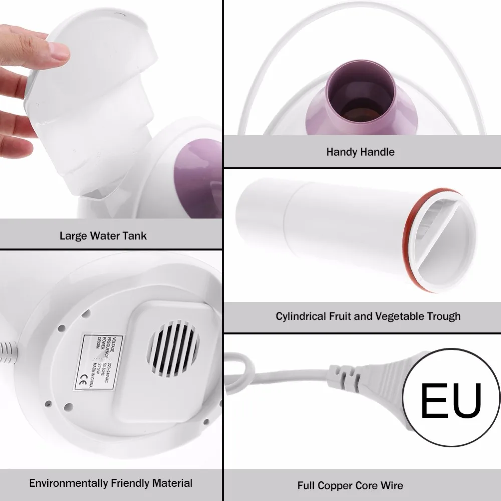 Hot/Cool Ionic Facial Steamer Mist Sprayer Ozone Vaporizer SPA Steaming Machine Beauty Instrument Face Skin Care Tools
