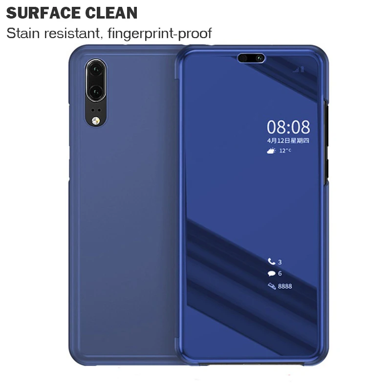 Зеркало флип чехол для huawei P Smart P20 P10 Коврики 10 20 Plus Pro P9 P8 NOVA 2i 3e Honor V10 9 8 Lite 7A 7C Y7 Y6 Y5