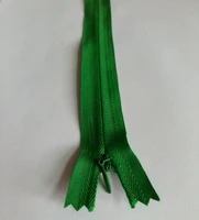 green invisible zipper 3 nylon 28cm length 15pcs lot back cushion skirt hidden zipper material for sewinggarment accessories