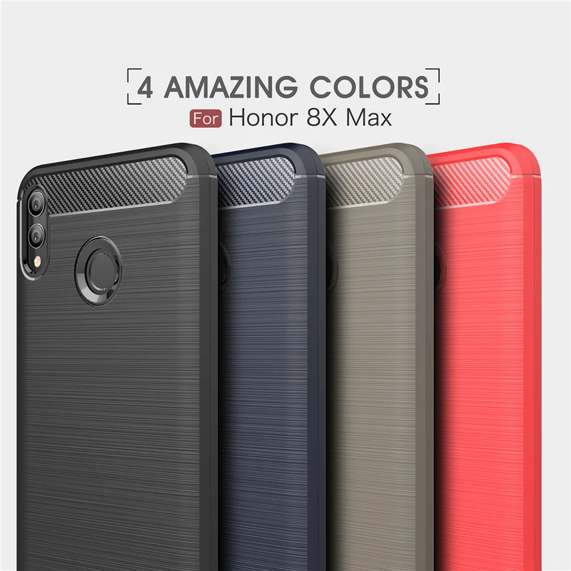 Case Huawei Honor 8X Max Cover Shockproof Armor Rubber Phone Silicone Shell |