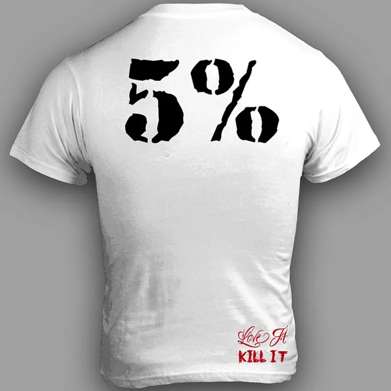 E-BAIHUI Для мужчин спортивная Плотная хлопковая Футболка Kill IT свитшот+ 5% рисунок на задней стороне футболки Для мужчин модные футбол украшение на бал Для мужчин футболка TS058