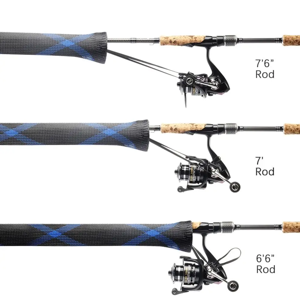 SF Skin Spinning Fishing Rod Sleeve Cover Pole Glove Jacket Protector | Спорт и развлечения