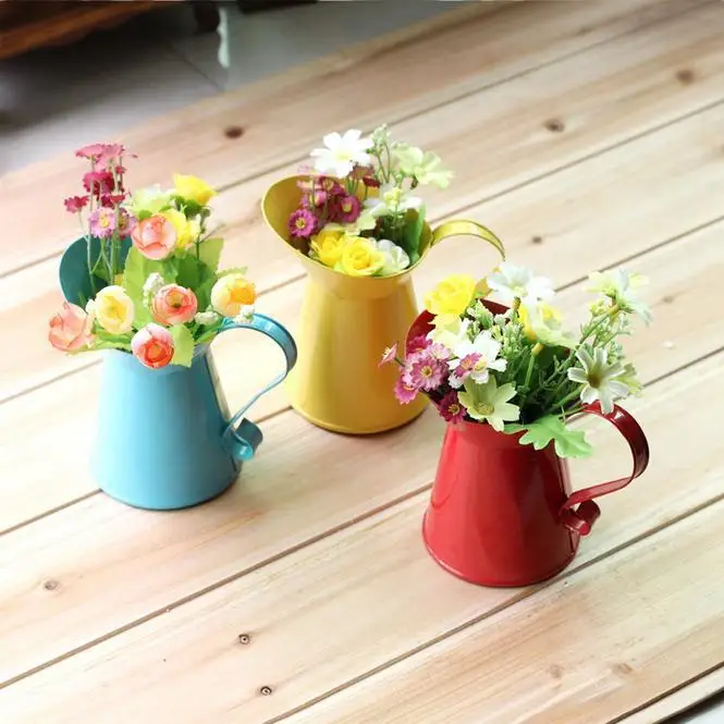 Новый ZAKKA продукты украшения дома ручная роспись цветочные цветок сад металла