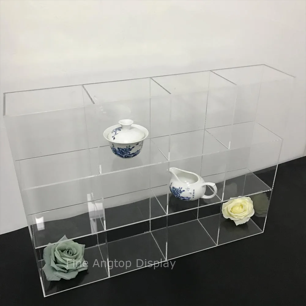 Countertop Clear Acrylic Gift Shop Jewelry Toys Small Cups Display Showcase