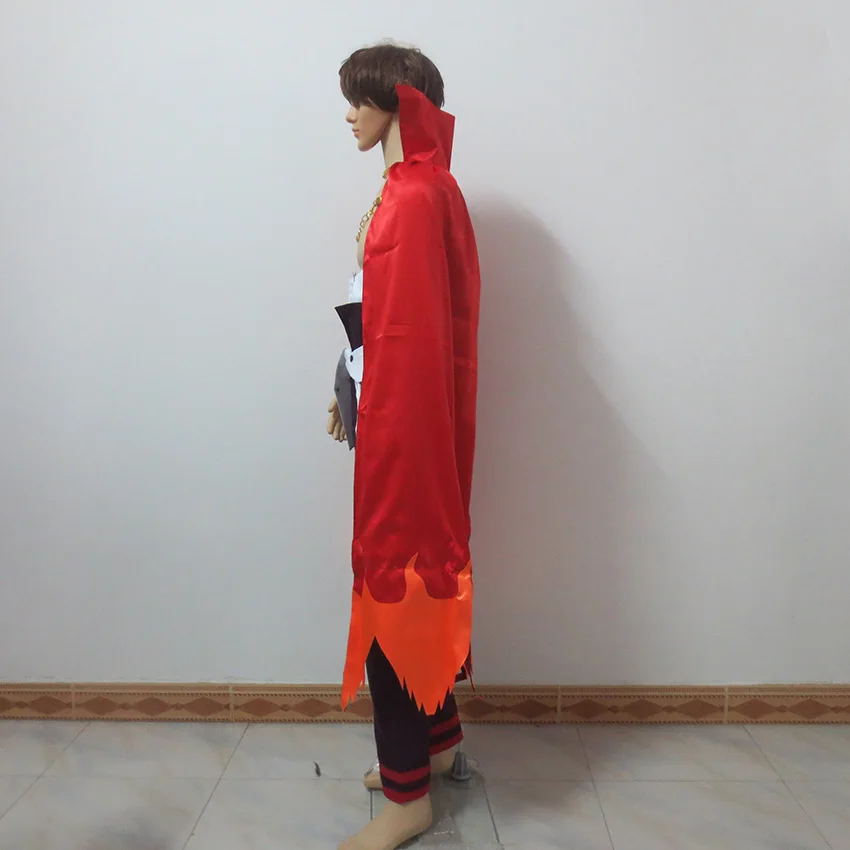 Костюм для косплея Tengen Toppa Gurren Lagann Kamina изготовленный на заказ бесплатная