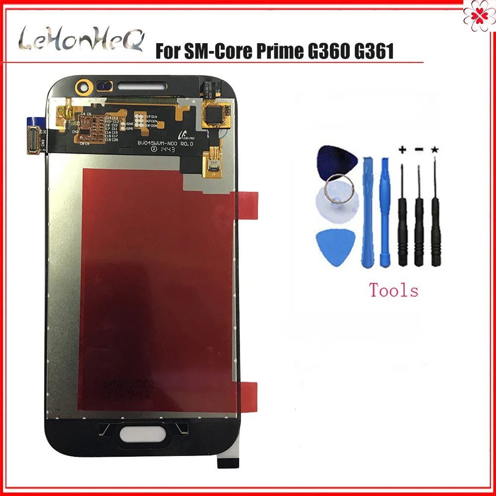 Для samsung galaxy Core Prime G360 G360H ЖК дисплей с сенсорным экраном дигитайзер бесплатным