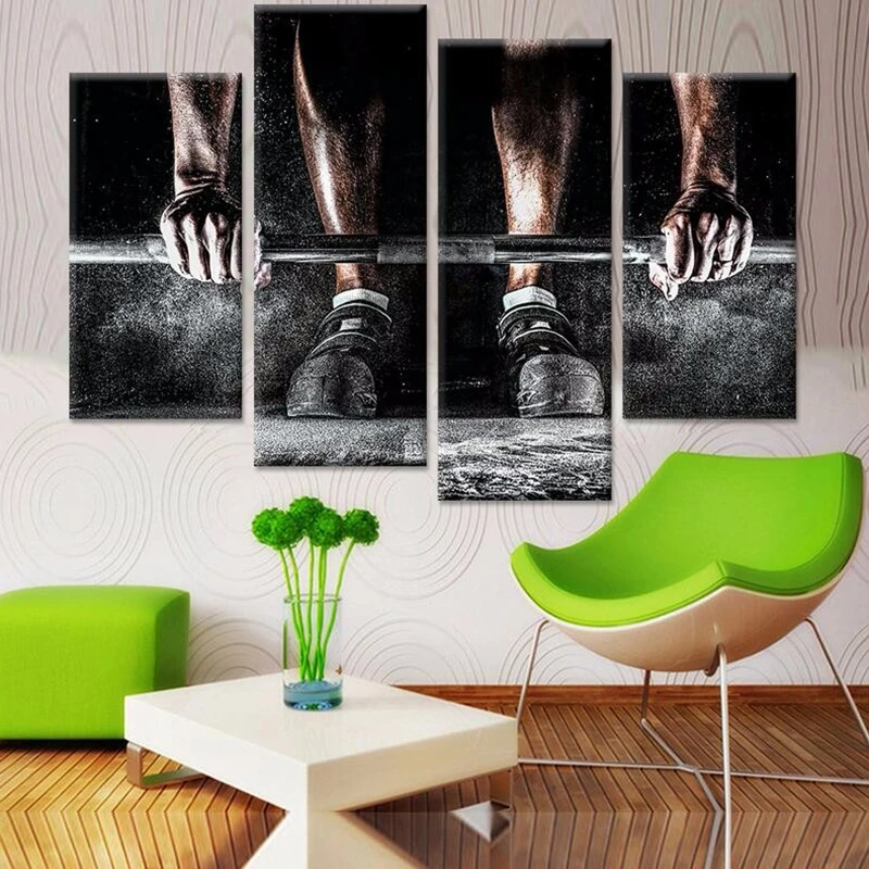 Современные картины HD домашний декор настенный художественный тренажерный зал