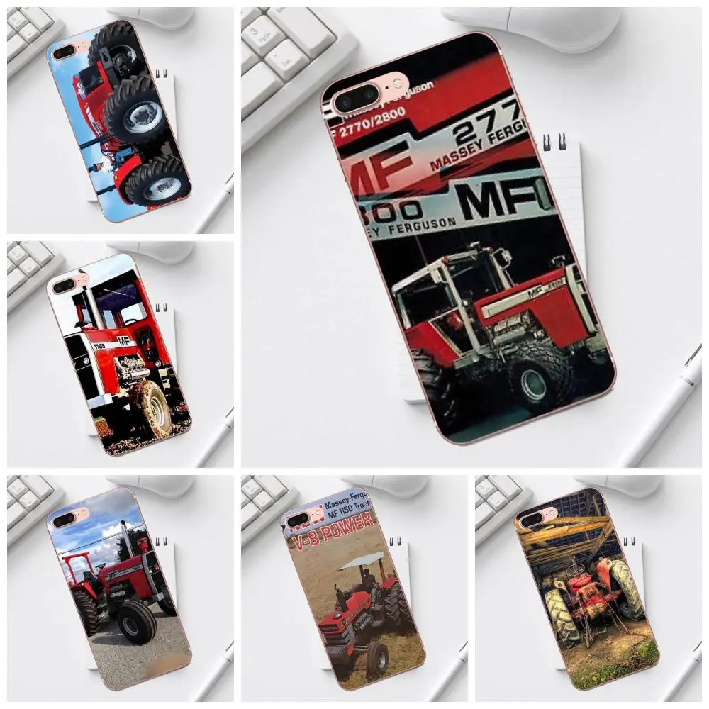 Massey Ferguson тракторы для iPhone 4 4S 5 5C SE 6 6S 7 8 Plus X XS Max XR Galaxy A3 A5 J1 J3 J5 J7 2017 TPU Модный чехол