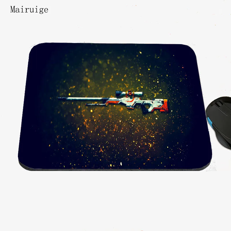 Mairuige коврики для мыши CSGO Размер 22x18 резиновая с объёмным рисунком из мультиков