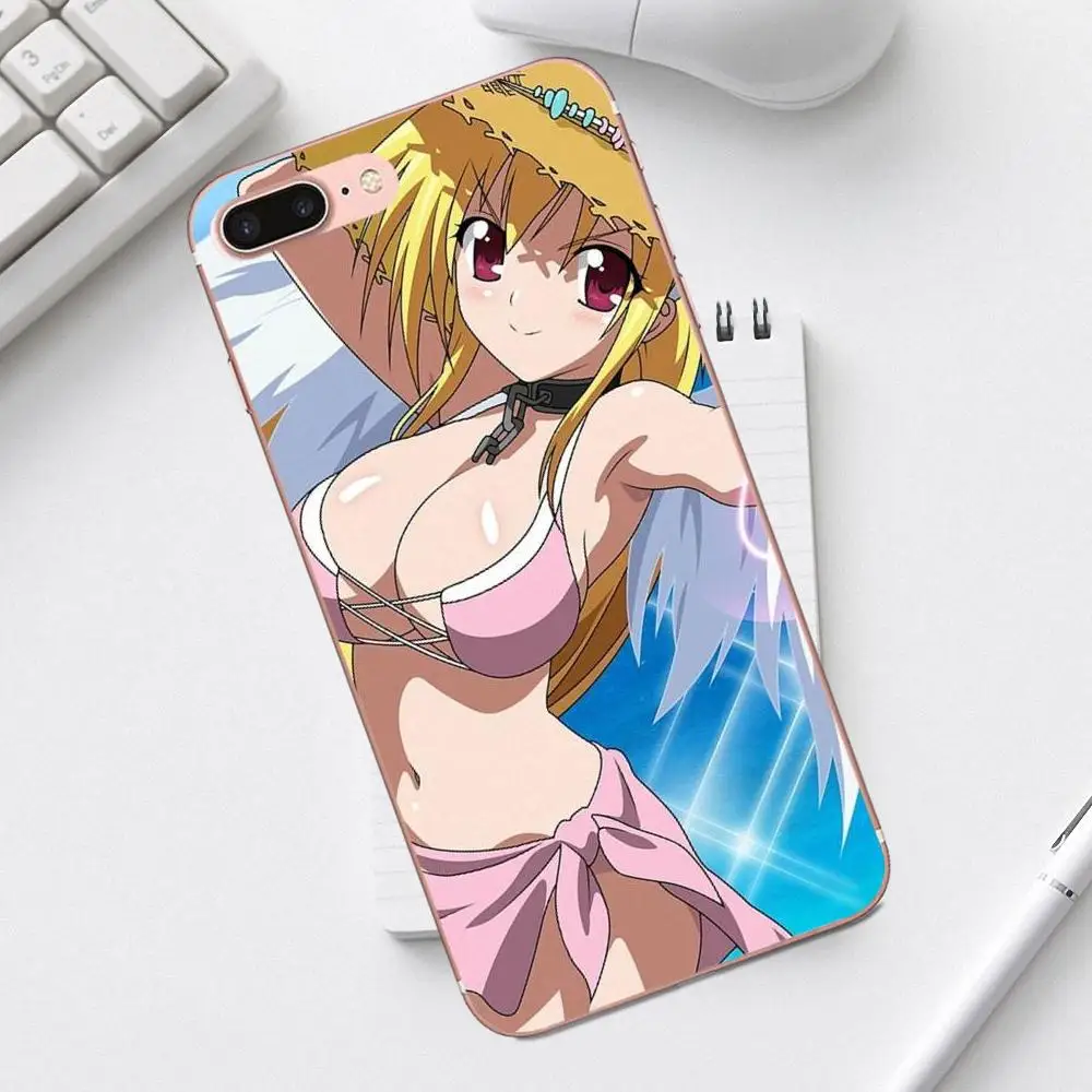 Qdowpz мягкий чехол с принтом Sora No Otoshimono для iPhone X XS Max XR 4 4S 5 5C SE 6 6S 7 8 Plus Galaxy A3 A5 J1 J3 J5 J7