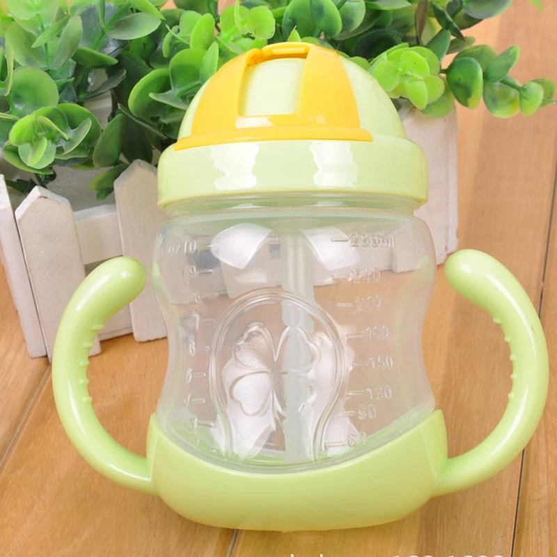 2019 Cute 280ML Baby Birthday Bottle Newborn Security PP Health High Temperature Resistant Cup Standard Learn Drinking Water | Мать и