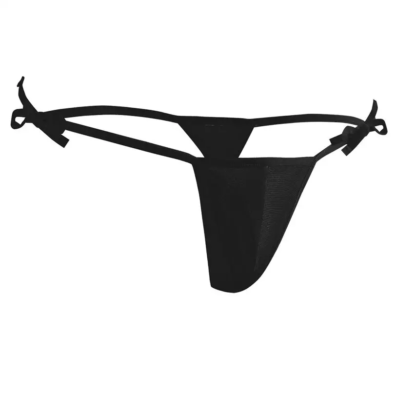 Новое поступление мужское нижнее белье Сисси открытый приклад Strappy G-String Нижнее белье бикини с выпуклой мешочек стринги трусики в форме треугольника трусы