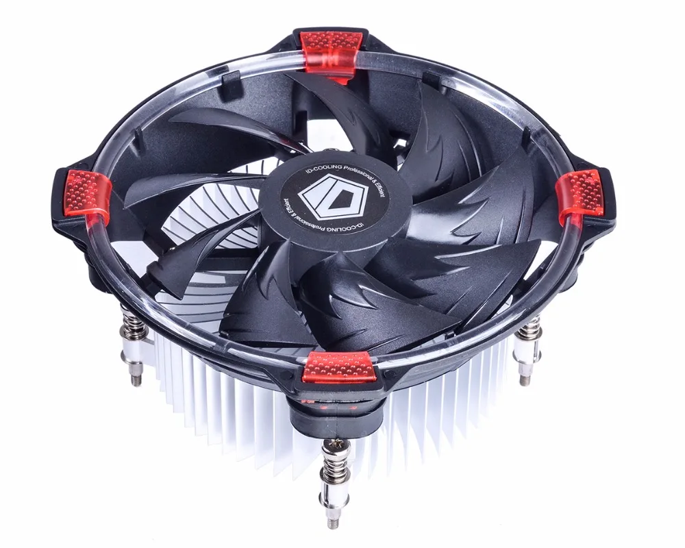 ID-COOLING DK-03 120 мм вентилятор PC Intel процессор охлаждения кулер радиатор светодиодный вентилятор LGA1150 1155 1151 1156