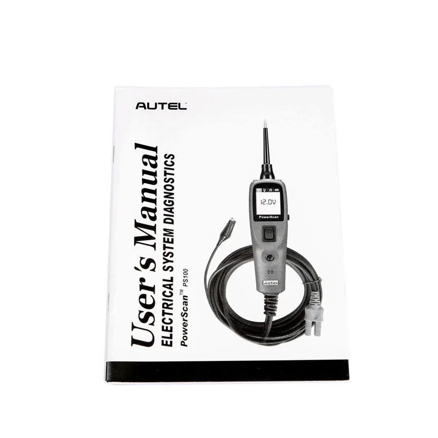 Autel power Scan PS100 Электрический тест er и Тестовые провода Тест цепи er диагностическая электрическая система 12 В 24 в сканер питания PS 100