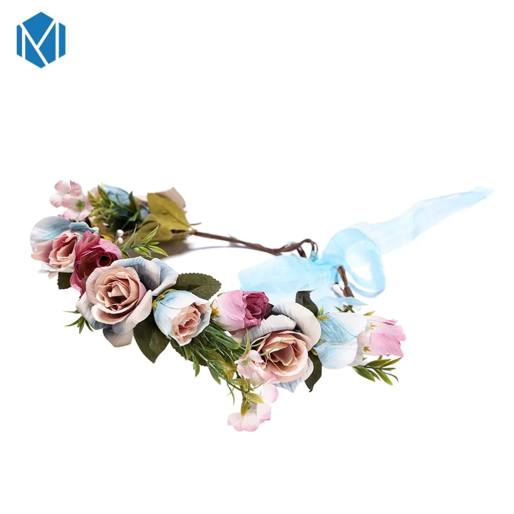 MISM Kawaii Winter Fluffy Cotton Scrunchie Dot bow Headband Sweet Headdress Makeup Hair Accessories Sports Elastic Bands |